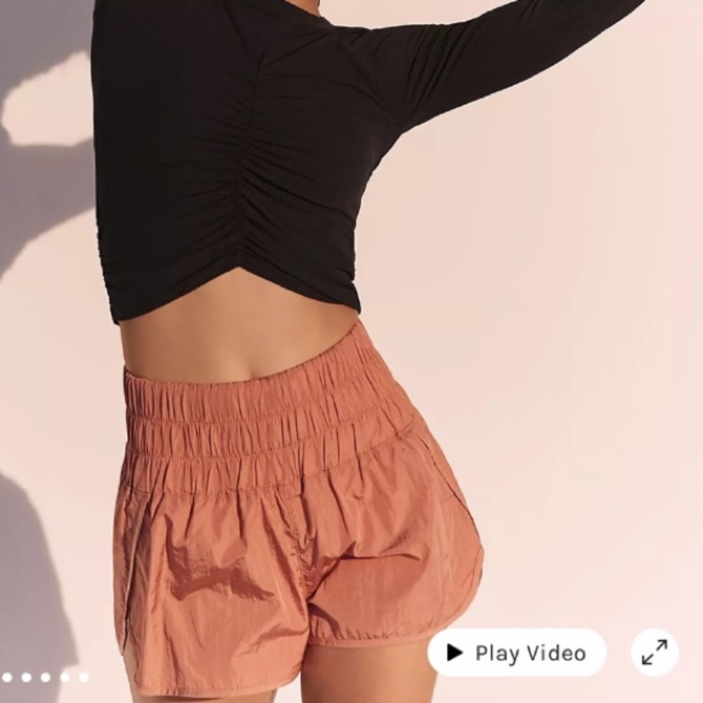 FREE PEOPLE High Waist Active Shorts NEW